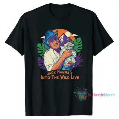 Jack Hanna's Into The Wild Live Shirt for Men - Premium Black Tee