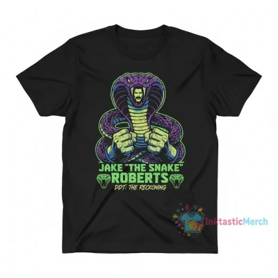 Jake Roberts 'Jake The Snake' Vintage Pro-Wrestling T-Shirt