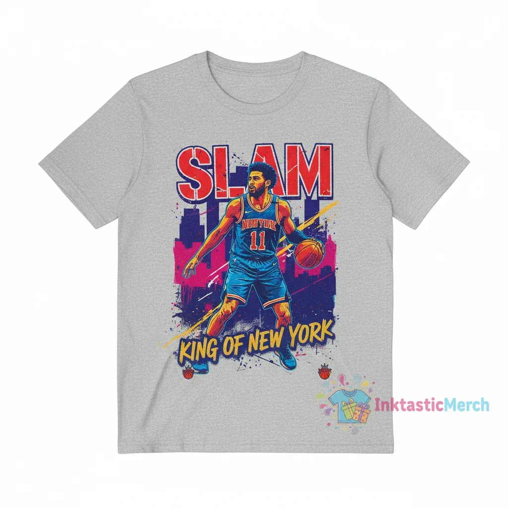 Jalen Brunson King of New York SLAM Shirt 1 Jalen Brunson King of New York SLAM Shirt