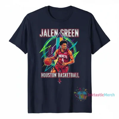 Jalen Green Houston Rockets Basketball T-Shirt