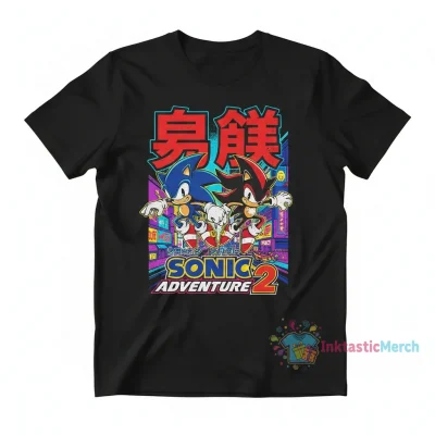 Japan Sonic Adventure 2 T-shirt Men's Blank Classic T-shirt (No Design)