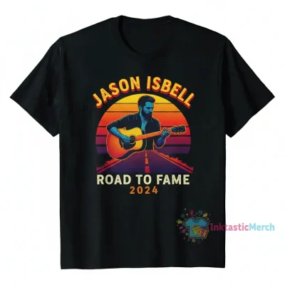 Jason Isbell Men's Heavyweight T-Shirt - Black, Size S