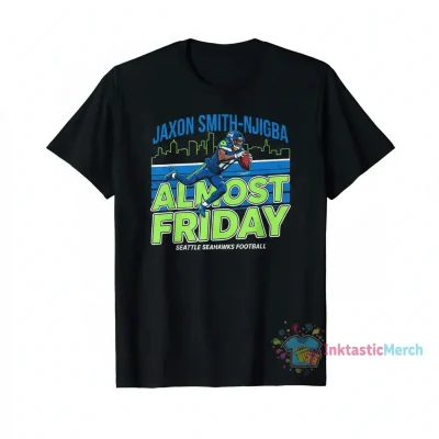 Jaxon Smith-Njigba Seattle Seahawks TD "Almost Friday" Shirt
