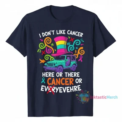 Jeep Dr Seuss Cancer Awareness Tee