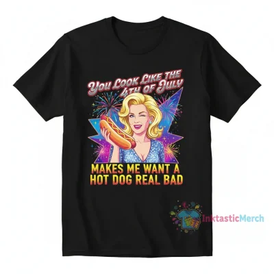 Jennifer Coolidge "4th of July" Hot Dog Vibe Shirt