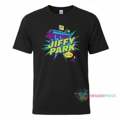 Seinfeld Jiffy Park Heavyweight Tee - Black (S)