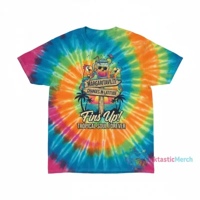Jimmy Buffett Tribute Tie Dye Tee - Fan Gift
