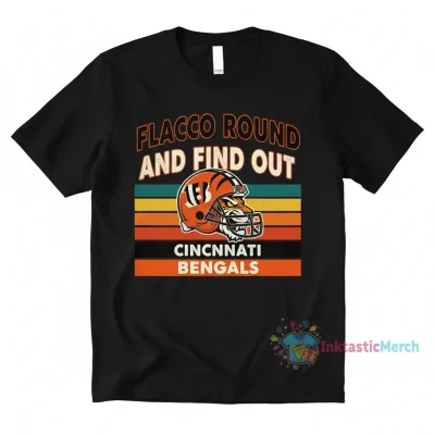 Joe Flacco Round and Find Out Cincinnati Bengals Signature T-Shirt