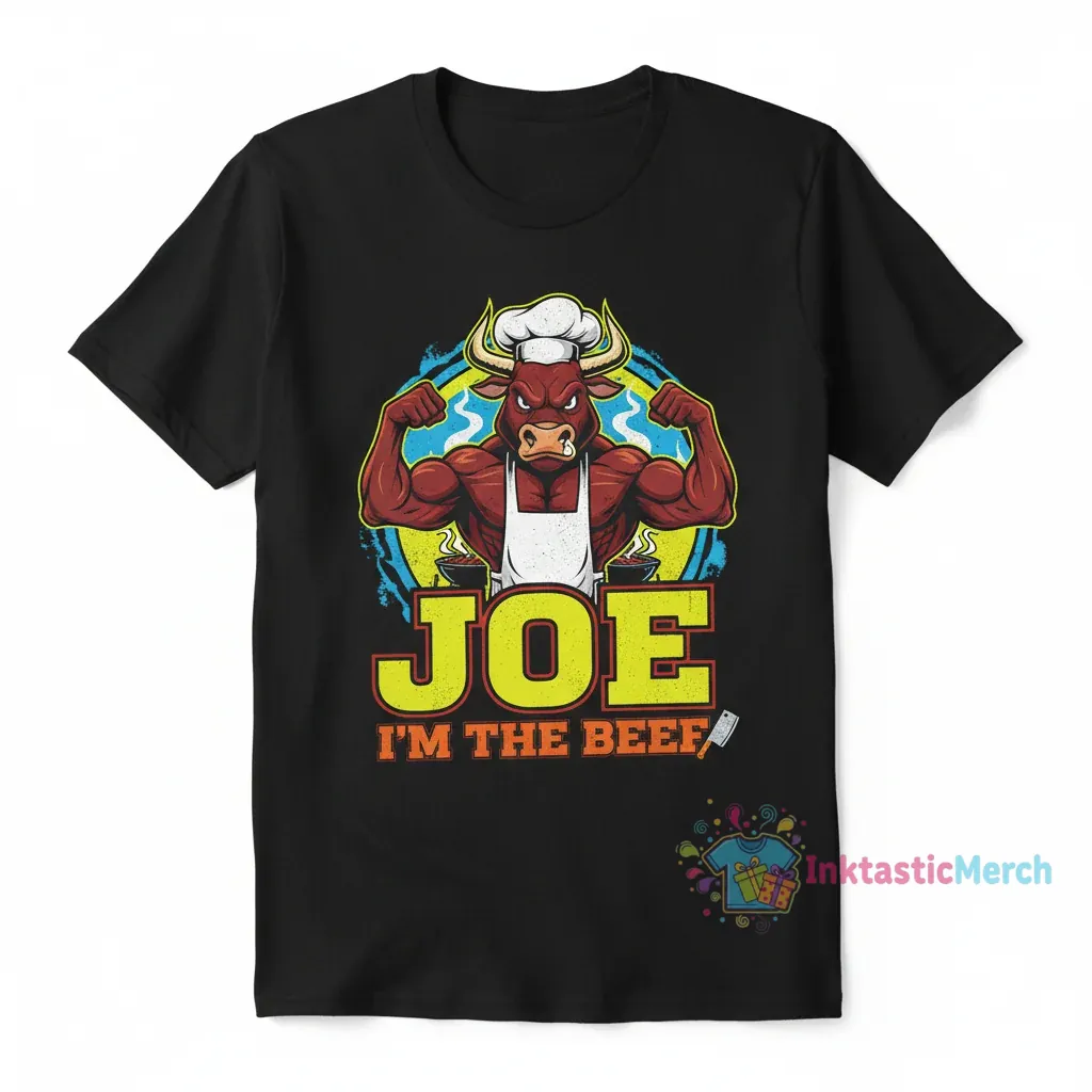 Joe - I'm the Beef Men's Heavyweight T-Shirt - Black 1 Joe - I'm the Beef Men's Heavyweight T-Shirt - Black