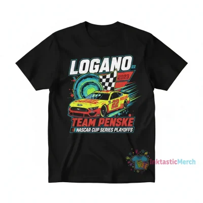 Joey Logano Team Penske 2023 NASCAR Cup Series Playoffs T-Shirt