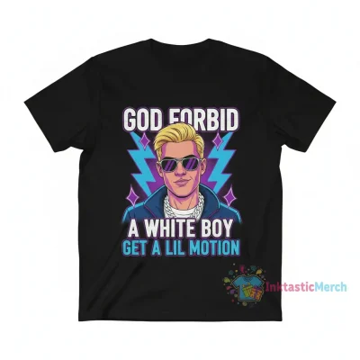 John Travolta "God Forbid A White Boy Get A Lil Motion" Diamond Vintage T-Shirt