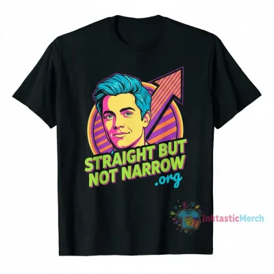 Josh Hutcherson 'Straight But Not Narrow' Org Shirt