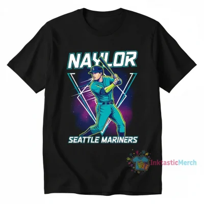 Josh Naylor Seattle Mariners Diamond Caricature T-Shirt