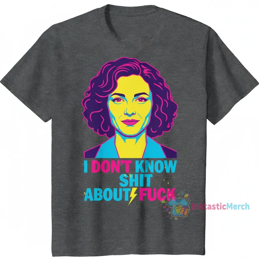 Julia Garner 'I Don't Know Shit About Fuck' Ozark Ruth Langmore T-Shirt 1 Julia Garner 'I Don't Know Shit About Fuck' Ozark Ruth Langmore T-Shirt