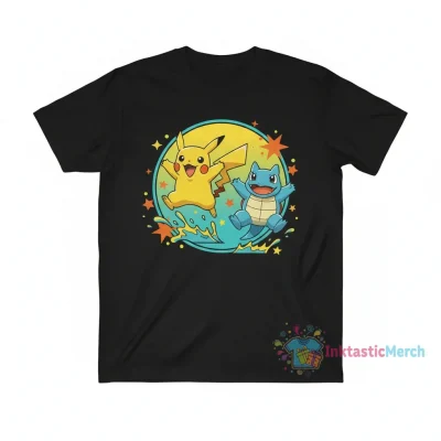 Totodile & Pikachu: Joyful Jump Tee