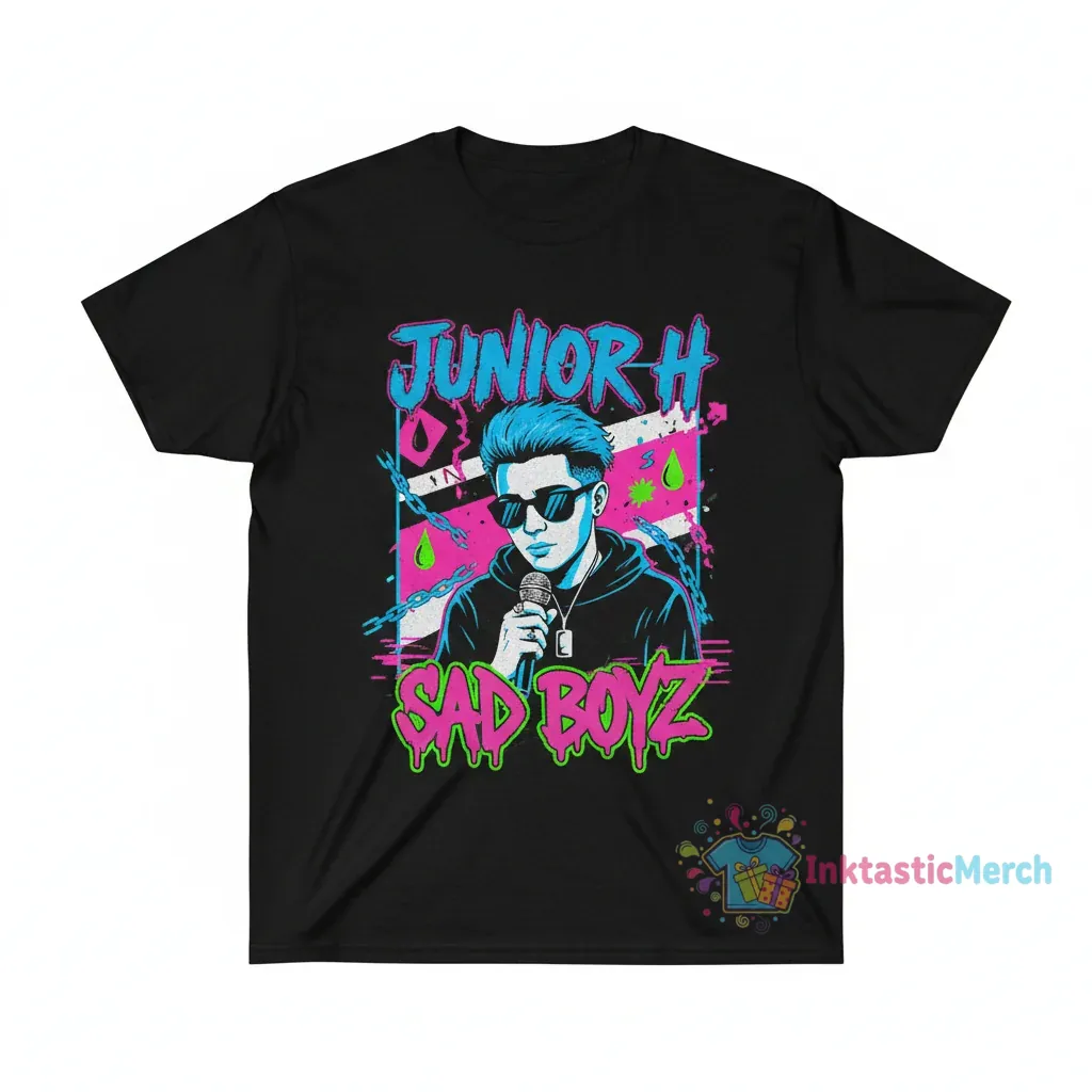 Junior H Sad Boyz T-Shirt - Official Merch 1 Junior H Sad Boyz T-Shirt - Official Merch