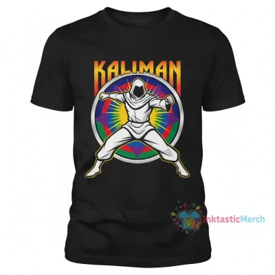 Kaliman Men's Heavyweight T-Shirt, Black, Size S - Durable & Comfortable