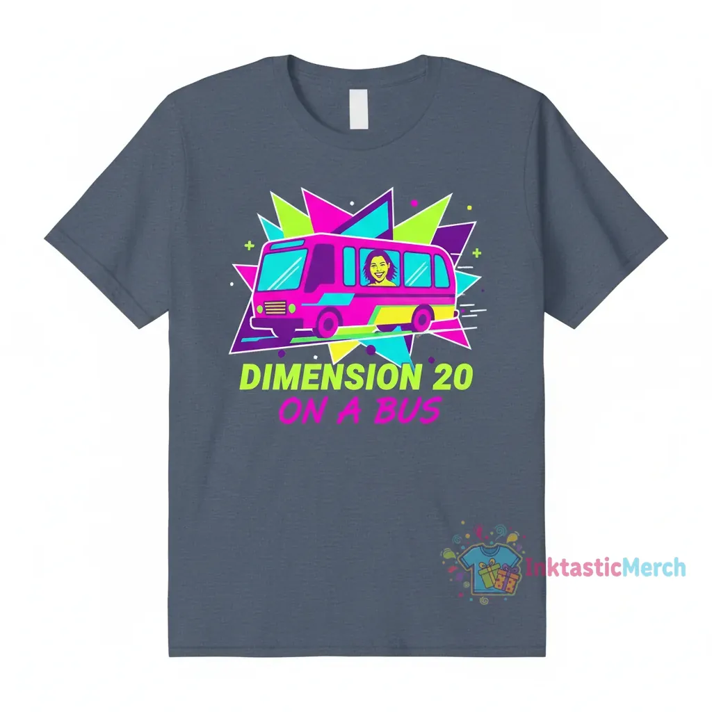 Katie Marovitch Dimension 20 Bus Tee 1 Katie Marovitch Dimension 20 Bus Tee