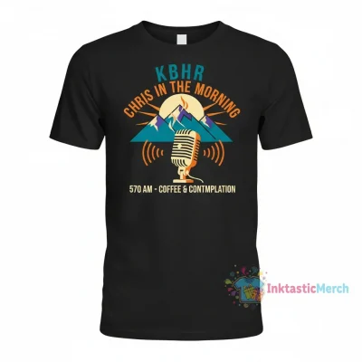 KBHR Chris in the Morning Coffee T-Shirt - Northern Exposure - Men's Heavyweight Black