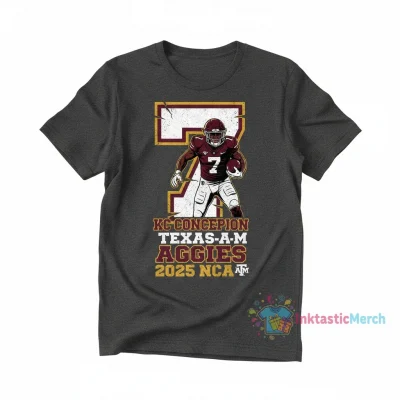 KC Concepcion #7 Texas A&M Aggies 2025 NCAA Replica Player T-Shirt