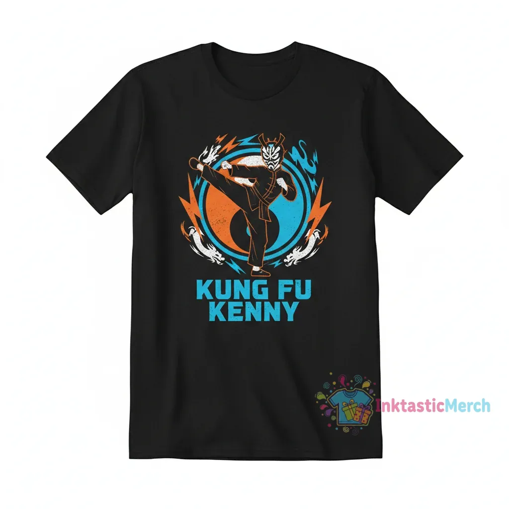 Kendrick Lamar Kung Fu Kenny Heavyweight T-Shirt - Black, Men's Size S 1 Kendrick Lamar Kung Fu Kenny Heavyweight T-Shirt - Black, Men's Size S