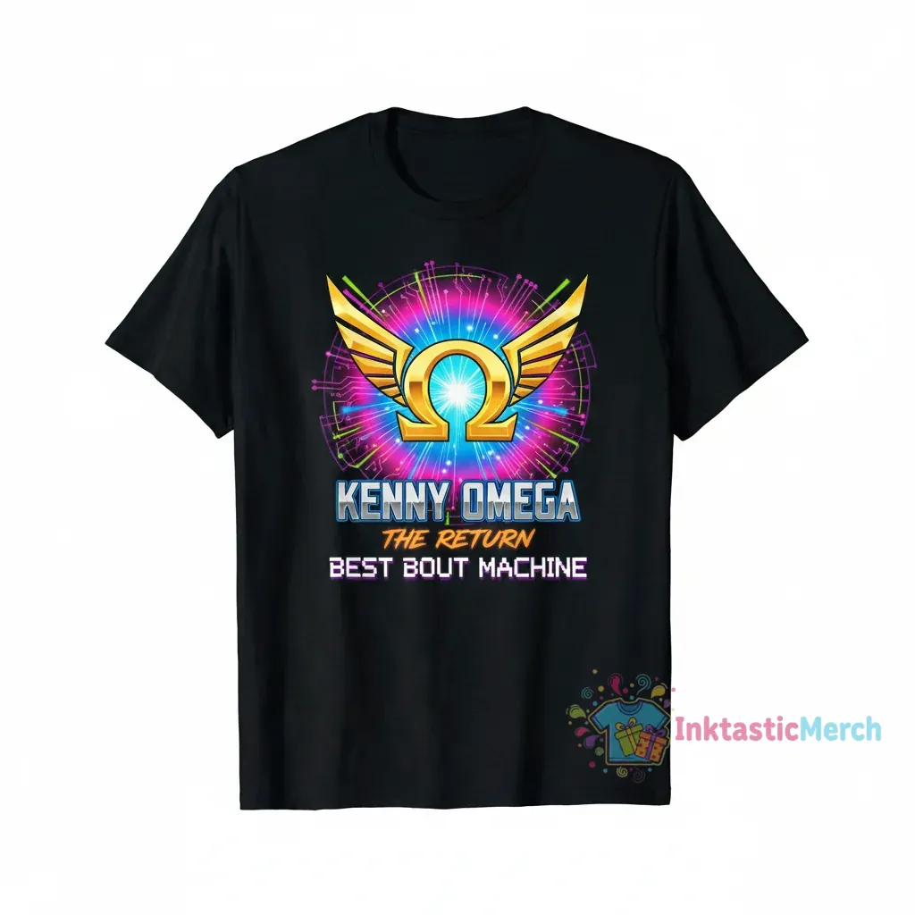 Kenny Omega 'The Return Best Bout Machine' T-Shirt 1 Kenny Omega 'The Return Best Bout Machine' T-Shirt