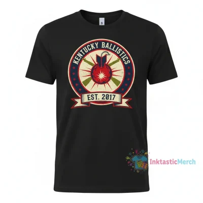 Kentucky Ballistics Men's Heavyweight T-Shirt - Black, Size S