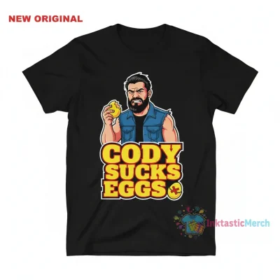 Kevin Owens Cody Sucks Eggs Tee: Show Your Wrestling Fandom