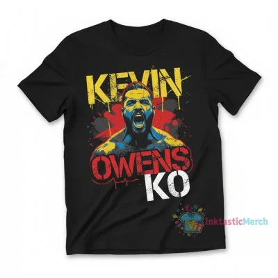 Kevin Owens WWE 'Superstar' T-Shirt - Durable, Comfortable & Iconic