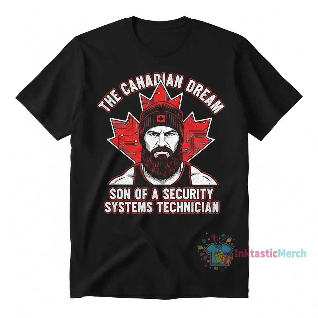 Kevin Owens Canadian Dream Son of a Security Systems Technician Shirt 1 Kevin Owens Canadian Dream Son of a Security Systems Technician Shirt
