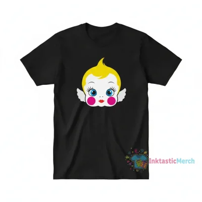 Kewpie Doll Heavyweight T-Shirt - Men's Size S, Black