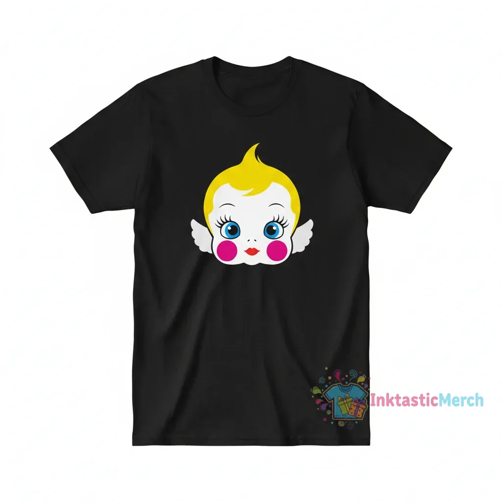 Kewpie Doll Heavyweight T-Shirt - Men's Size S, Black 1 Kewpie Doll Heavyweight T-Shirt - Men's Size S, Black