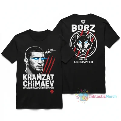 Khamzat Chimaev UFC 319 Champion Signature Tee