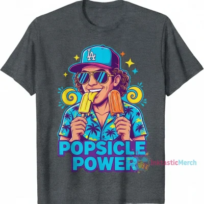 Kiké Hernández with Two Popsicles T-Shirt