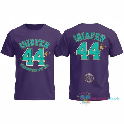 Kiki Iriafen 44 Washington Mystics 2-Sided Name & Number T-Shirt