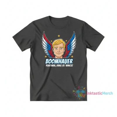 King of The Hill Boomhauer Wings Danged Shirt