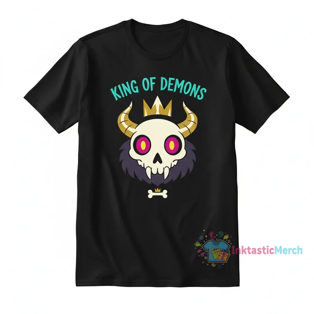 The Owl House King Heavyweight T-Shirt - Men's Size S, Black 1 The Owl House King Heavyweight T-Shirt - Men's Size S, Black