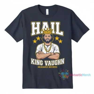 King Vaughn HAIL Andrew Vaughn Milwaukee Brewers Baseball Shirt