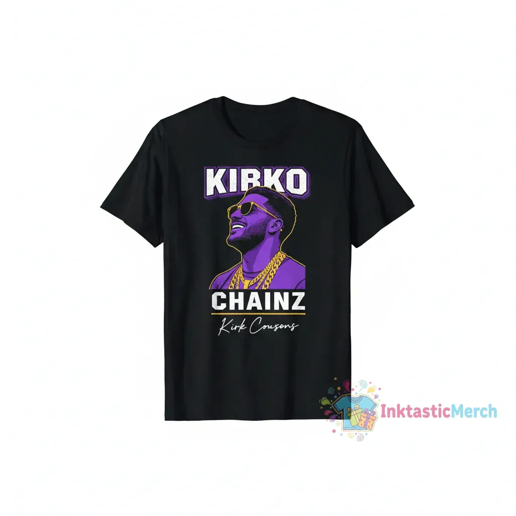 Kirk Cousins Kirko Chainz Signature Tee - Men's Heavyweight S Black 1 Kirk Cousins Kirko Chainz Signature Tee - Men's Heavyweight S Black