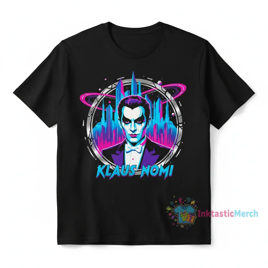 Klaus Nomi Heavyweight Tee - Black (S) 1 Klaus Nomi Heavyweight Tee - Black (S)