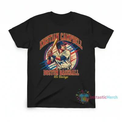 Kristian Campbell Boston Red Sox 90s Vintage Baseball Shirt