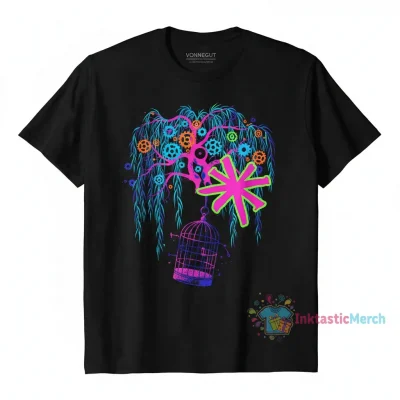 Kurt Vonnegut Men's Heavyweight T-Shirt - Black (Size S)