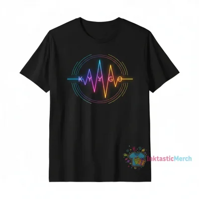 KYGO Logo Merchandise: Timeless Men's Heavyweight T-Shirt in Classic Black (Size S)