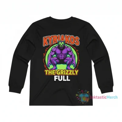 Kyriakos Grizzly Full T-Shirt Long Sleeves Youth Classic XL Black