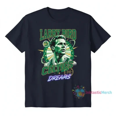 Larry Bird Boston Celtics Dreams Graphic Tee