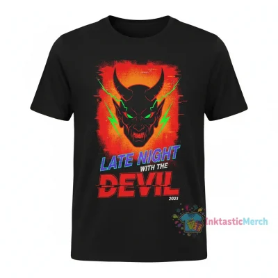 .Late Night with the Devil (2023) Movie T-Shirts Men's Heavyweight T-shirt