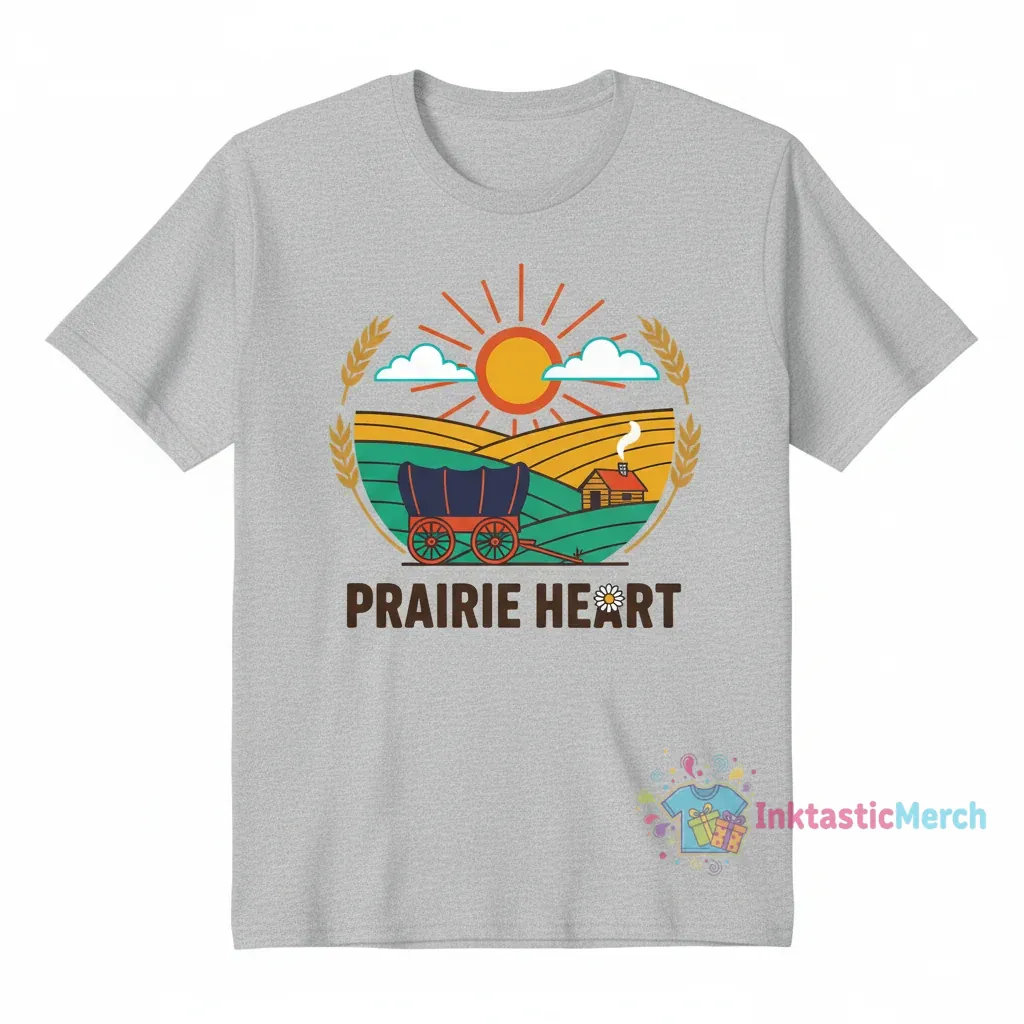Little House on the Prairie T-Shirt | Nostalgic Farmhouse Style 1 Little House on the Prairie T-Shirt | Nostalgic Farmhouse Style