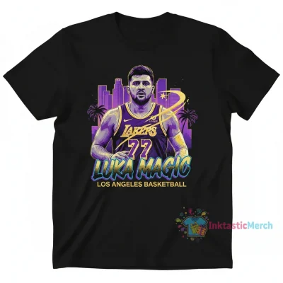 Luka Doncic Los Angeles Basketball "Luka Magic" Fan Tee