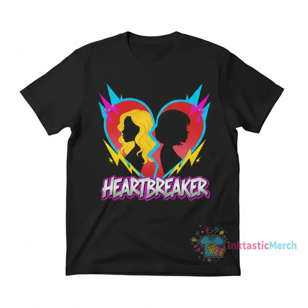 Mariah Carey Heartbreaker Men's Classic Black T-Shirt - Size S 1 Mariah Carey Heartbreaker Men's Classic Black T-Shirt - Size S