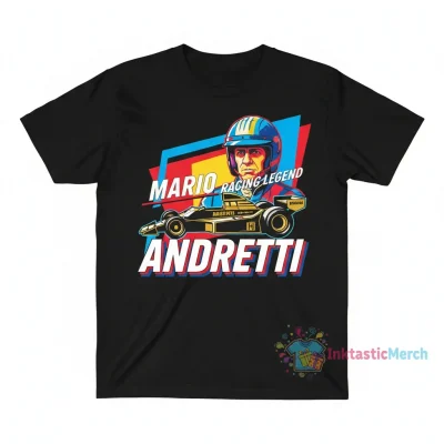Mario Andretti Racing Legend Car Tribute T-Shirt